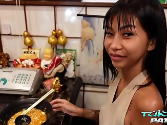 Thai Enchantress Pikka's Luscious Return for More Thick White Cock