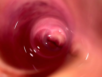 Japanese Teen Mia's Wet Pussy Pleasure - Transparent Dildo Penetration