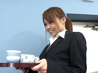 Satomi Suzuki, the Kinky Japanese Secretary with a Naughty Surprise