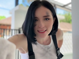 Meet the Seductive Beauty Mechanic Who Loves Rough Fucking and Facials: A POV Deepthroat Adventure