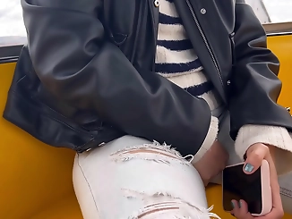 Unleash Your Desires with Public Lesbian Sex in an Amusement Park! (Real)