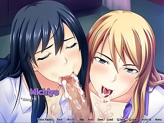 Welcome to the World of Luscious MILFs: Enchantress Mommy Sensei's Horny Homework, ep3 - Threesome Blowjob