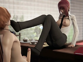 Fulfill Your Wildest Dreams with Makima, the Enchanting JAV Hentai MILF! Unleash Your Inner Desires with Denji,