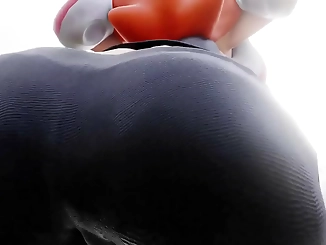 Luscious Inkling Girl Facesitting for Splatoon Fans!