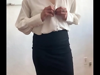 Japanese housewife deals with perverted stepdad's cock