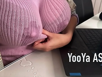 Meet the Seductive Step MILF: Big Nipples and a Monster Cock Handjob in the Office