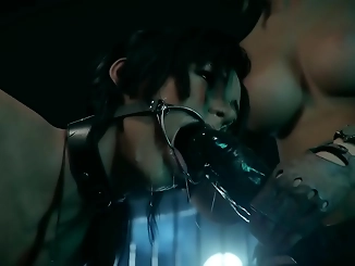 Futanari Lara: Cum Play with a Stunning Sfm Tease