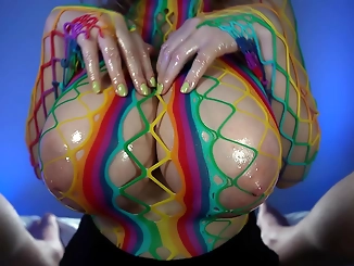 LilyKoti's Luscious Busty Babe Can't Get Enough of the Titfuck!