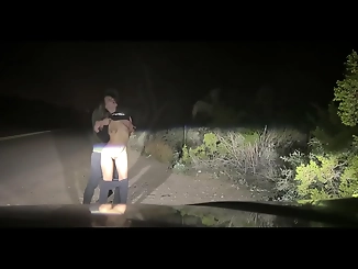 Crave more rough public sex? This enchantress gets pounded on the side of the road