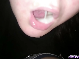 Experience the Ultimate Cum Swallow Compilation with This Real Amateur Cumslut